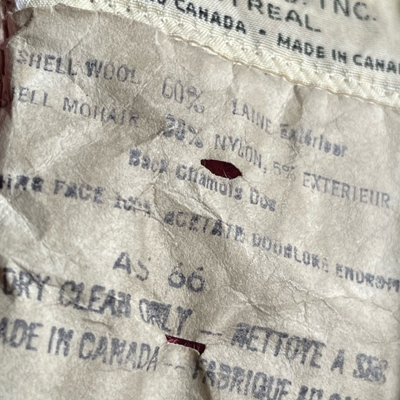 Vintage 1950s long wool and mohair blend coat size small - Picture 12 of 16